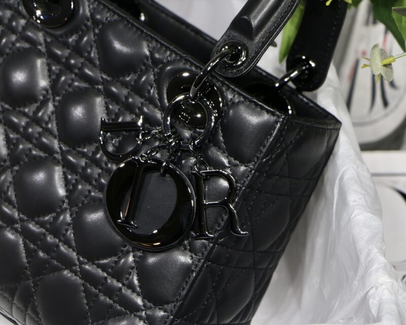 Lady Diro Bag-Black Hardware-20*16.5*8CM - Image 7
