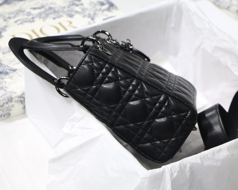 Lady Diro Bag-Black Hardware-20*16.5*8CM - Image 9
