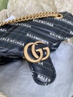 Gucci&Balenciaga Marmont Bag-26*15*7CM - Image 8