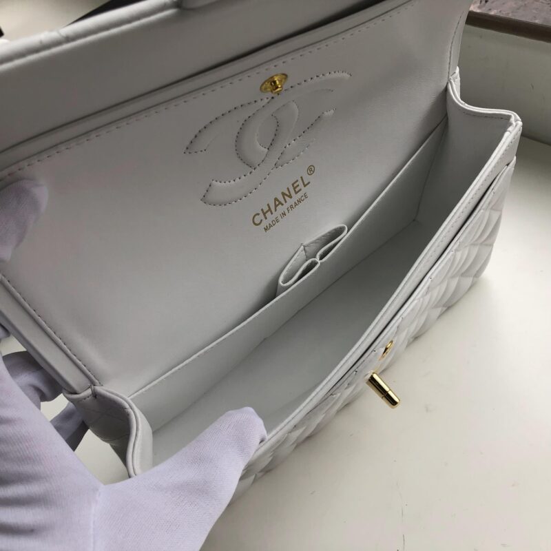 Ch@nel Flap Bag-Lambskin-25CM - Image 2