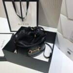 Gucci 1955 Horsebit Bucket Bag-22*25*12CM - Image 5