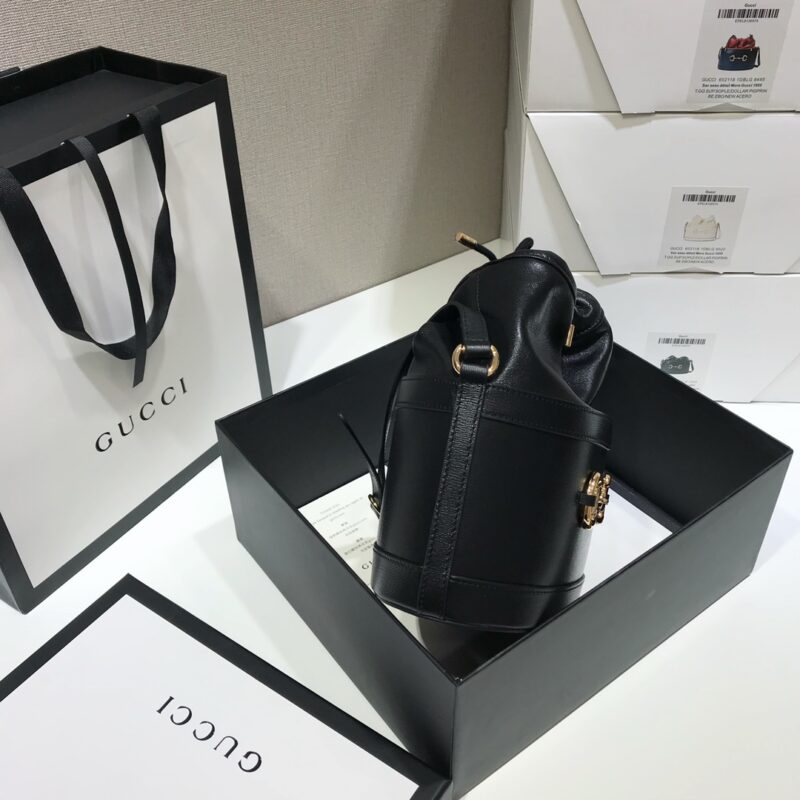 Gucci 1955 Horsebit Bucket Bag-22*25*12CM - Image 8