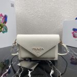 Prada 1BP020 Saffiano Chain Bag-20*12*4CM