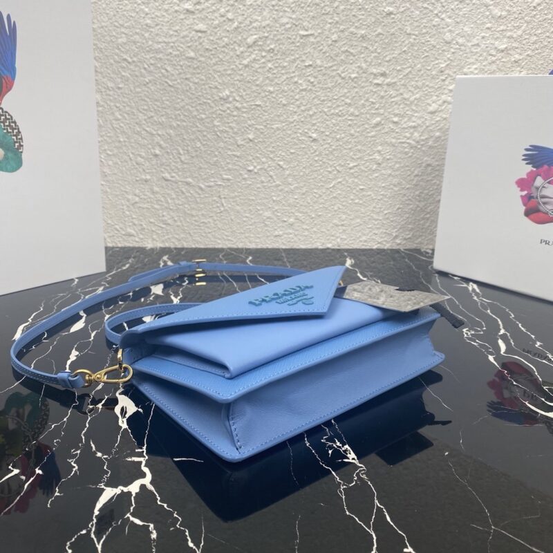 Prada 1BP020 Saffiano Chain Bag-20*12*4CM - Image 9