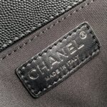 Ch@nel Boy Bag-Caviar-25CM - Image 4