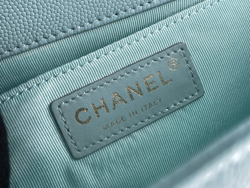 Ch@nel Boy Bag-Caviar-25CM - Image 2