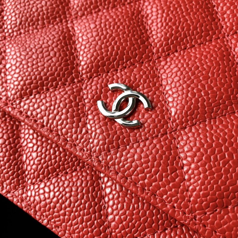 Ch@nel Wallet On Chain-Silver Hardware-19*12*3.5CM - Image 5