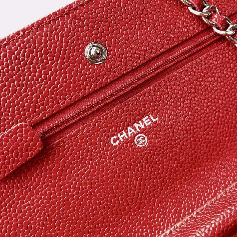 Ch@nel Wallet On Chain-Silver Hardware-19*12*3.5CM - Image 7