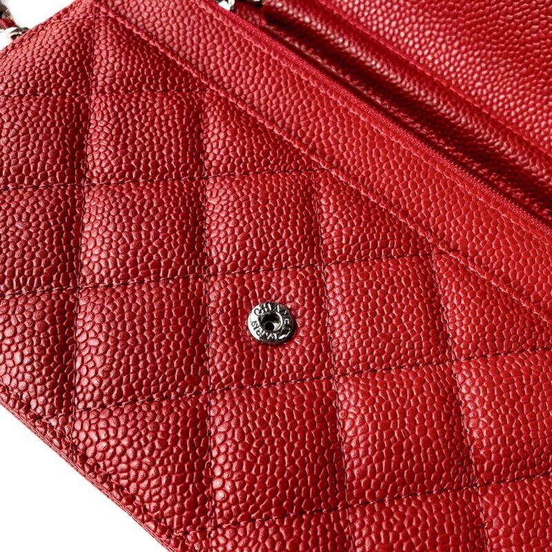 Ch@nel Wallet On Chain-Silver Hardware-19*12*3.5CM - Image 8