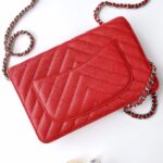 Ch@nel Wallet On Chain-Silver Hardware-19*12*3.5CM - Image 6