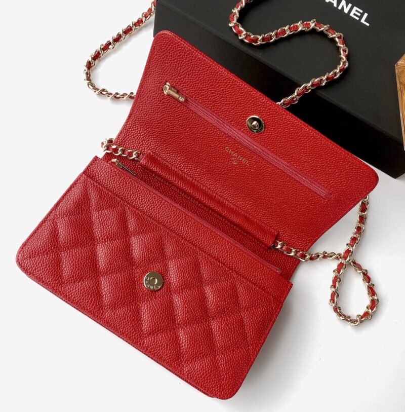 Ch@nel Wallet On Chain-Silver Hardware-19*12*3.5CM - Image 2