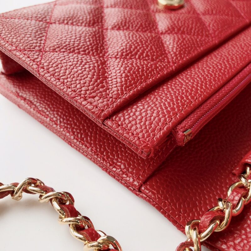 Ch@nel Wallet On Chain-Silver Hardware-19*12*3.5CM - Image 3