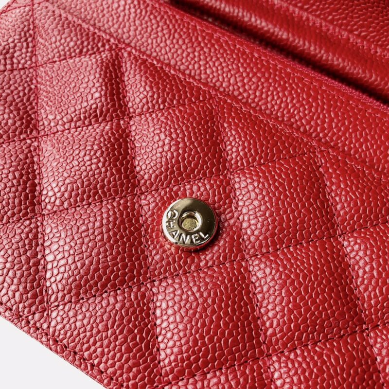 Ch@nel Wallet On Chain-Silver Hardware-19*12*3.5CM - Image 7