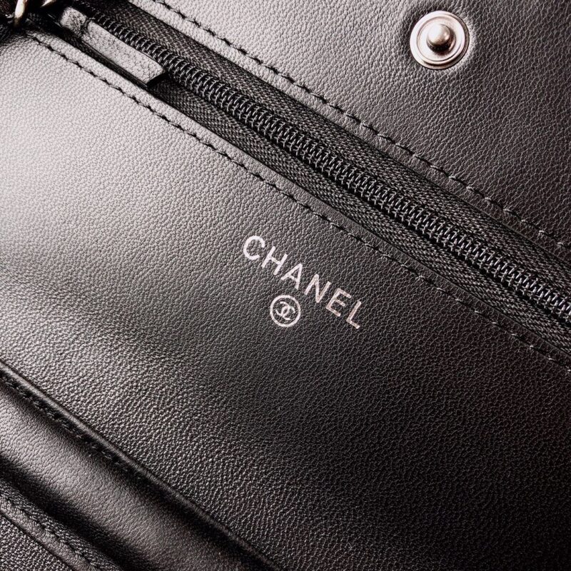 Ch@nel Wallet On Chain-Silver Hardware-19*12*3.5CM - Image 3