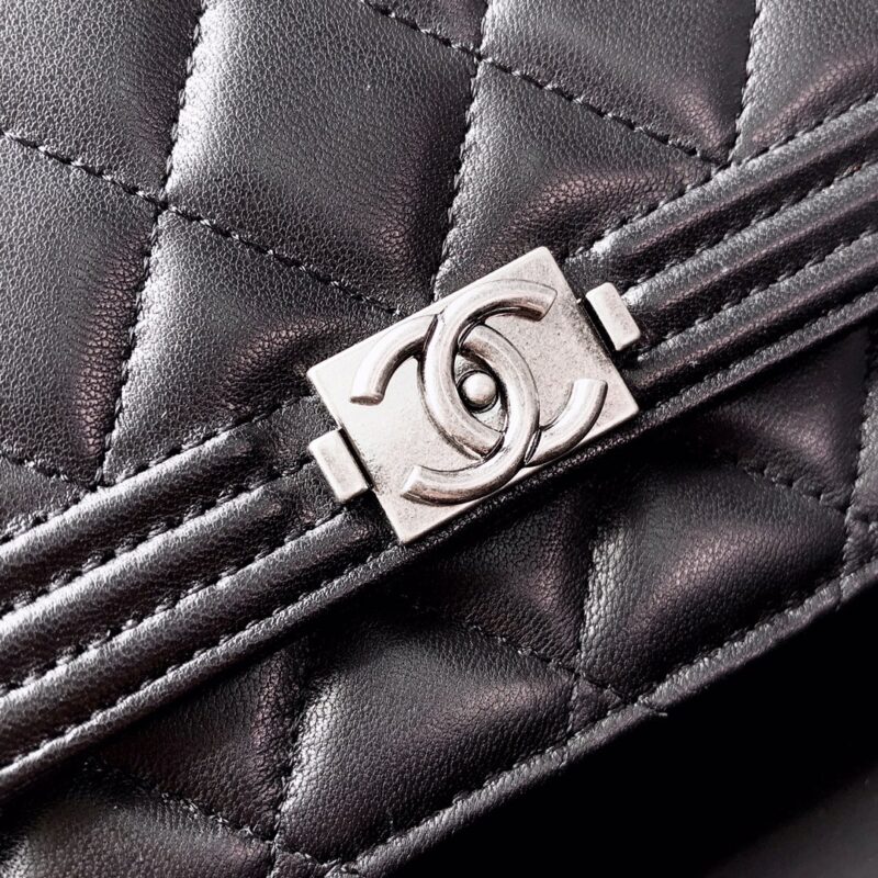 Ch@nel Wallet On Chain-Silver Hardware-19*12*3.5CM - Image 8