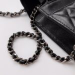 Ch@nel Wallet On Chain-Silver Hardware-19*12*3.5CM - Image 9