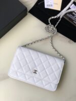 Ch@nel Wallet On Chain-Silver Hardware-19*12*3.5CM - Image 9