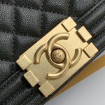 Ch@nel Boy Bag-Caviar-25CM - Image 7