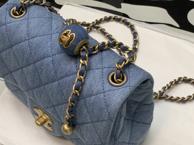 Ch@nel Flap Bag-13*18*7CM - Image 3