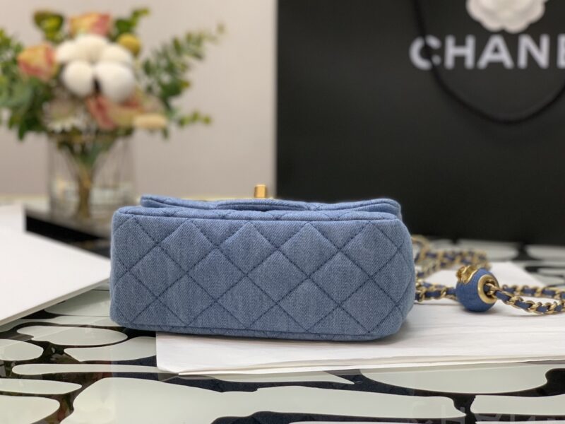 Ch@nel Flap Bag-13*18*7CM - Image 5