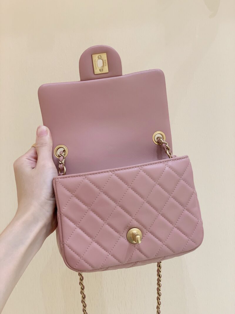 Ch@nel Flap Bag-17&20CM - Image 5