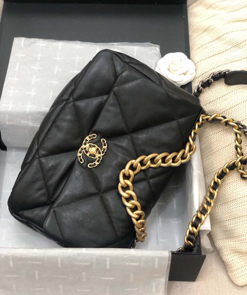 Ch@nel 19 Flap Bag-26/30/36CM - Image 2