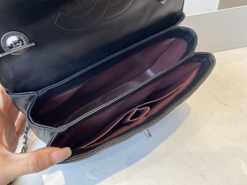 Ch@nel Trendy CC-Ancient Silver-25*17*12CM - Image 9