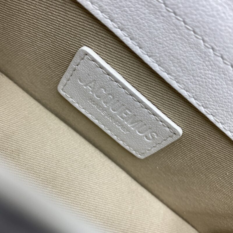 Jacquemus Small Bamnino Bag-18x6x7CM - Image 5