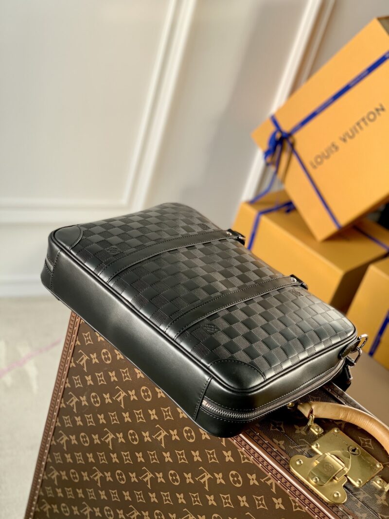 Louis Vuitton N45288 Damier Infini Onyx Sirius -35*27*7M - Image 4