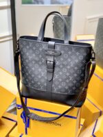 Louis Vuitton M45914 Monogram Eclipse Saumur-38*37*13M - Image 5