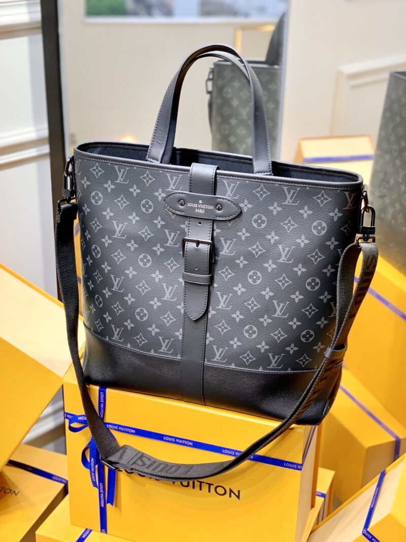 Louis Vuitton M45914 Monogram Eclipse Saumur-38*37*13M - Image 5