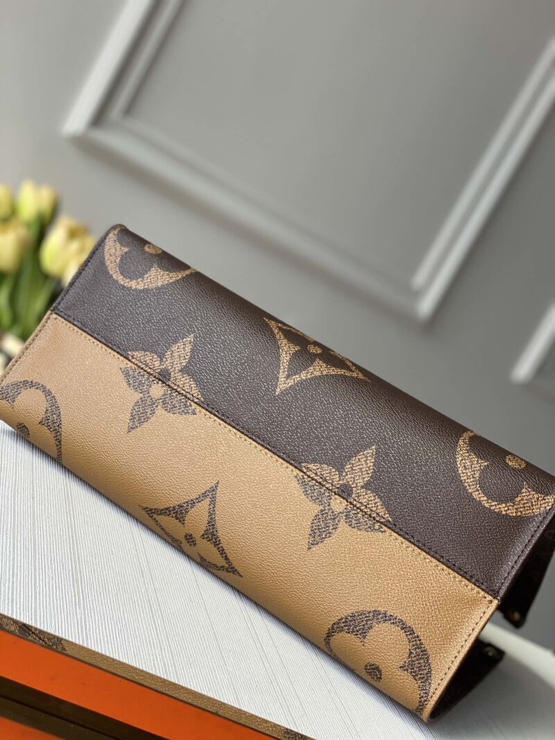 Louis Vuitton Small Onthego Handbag-35*28*15CM(Black strap) - Image 3