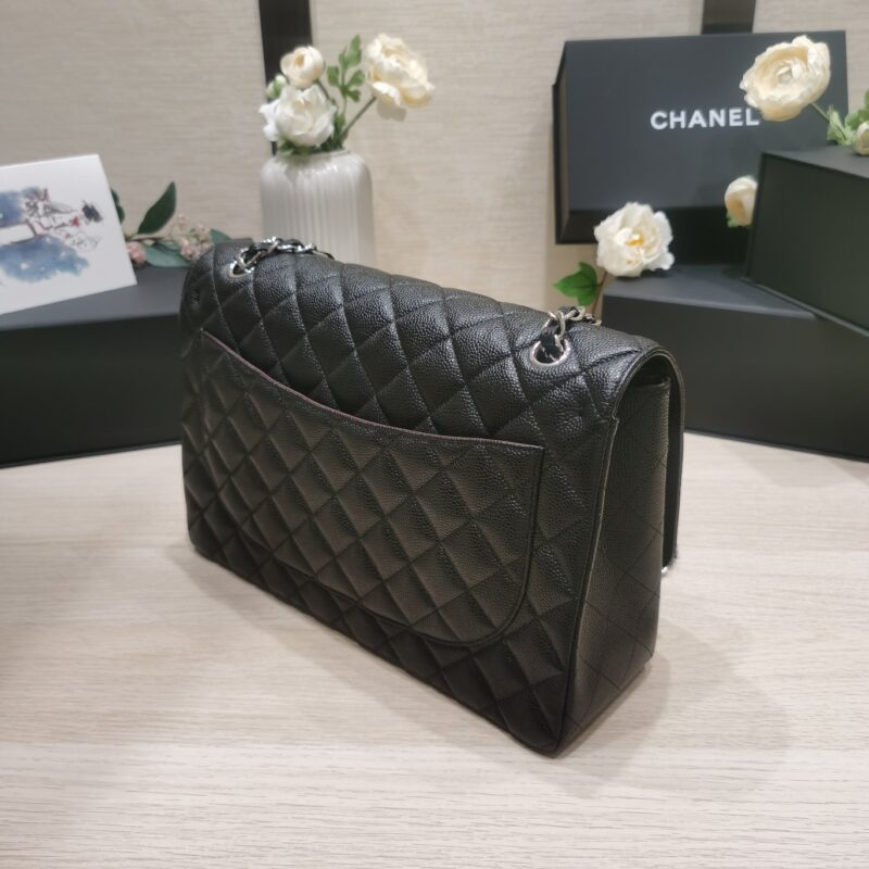 Ch@nel Flap Bag-Caviar Leather-Maxi-33CM - Image 8
