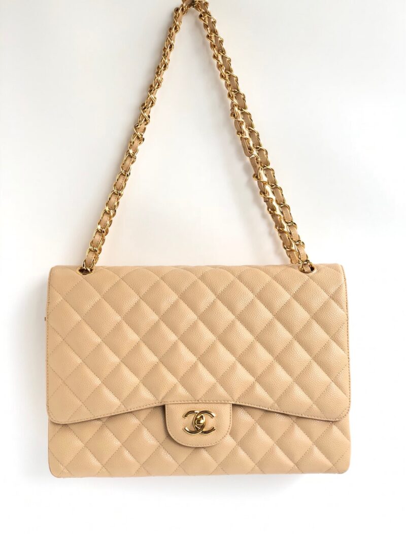 Ch@nel Flap Bag-Caviar Leather-Maxi-33CM - Image 2