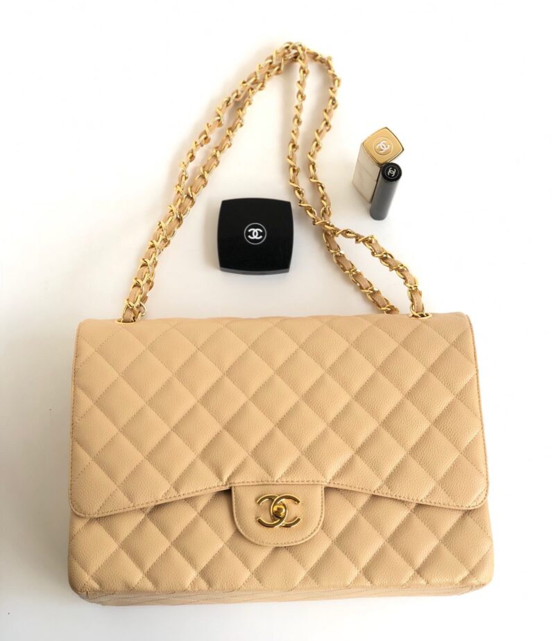 Ch@nel Flap Bag-Caviar Leather-Maxi-33CM - Image 4