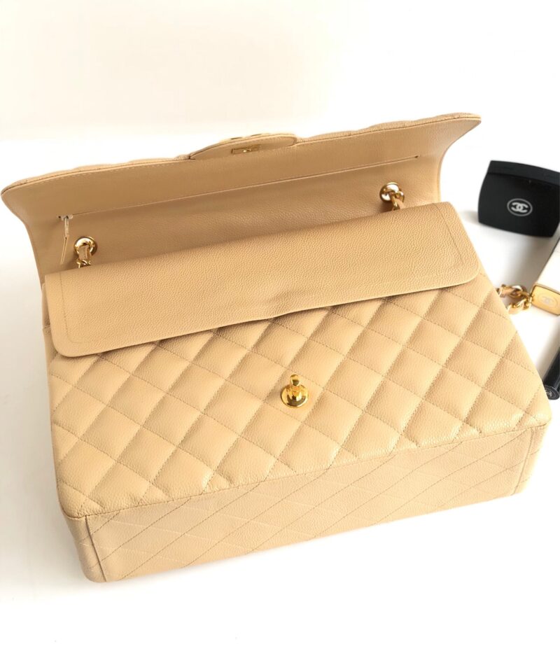 Ch@nel Flap Bag-Caviar Leather-Maxi-33CM - Image 8