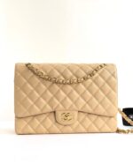 Ch@nel Flap Bag-Caviar Leather-Maxi-33CM