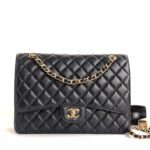 Ch@nel Flap Bag-Caviar Leather-Maxi-33CM
