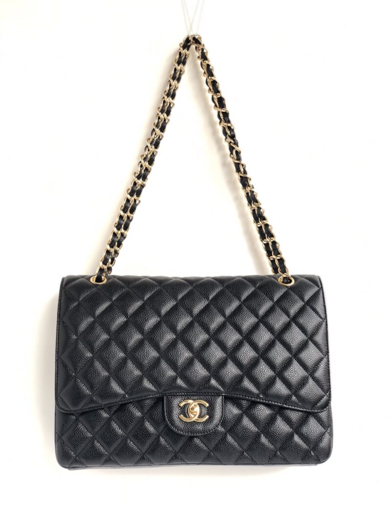 Ch@nel Flap Bag-Caviar Leather-Maxi-33CM - Image 5