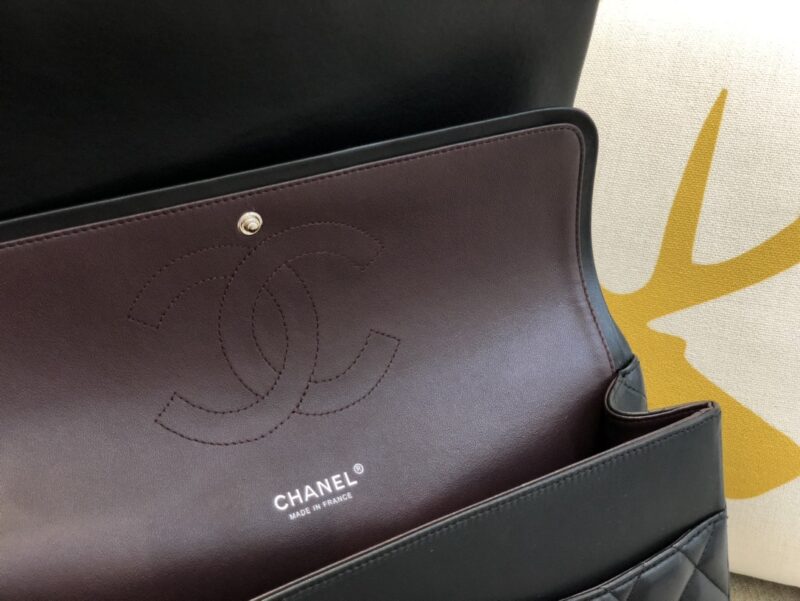 Ch@nel Flap Bag-Lambskin Leather-Maxi-33CM - Image 6