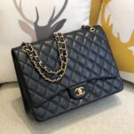 Ch@nel Flap Bag-Lambskin Leather-Maxi-33CM