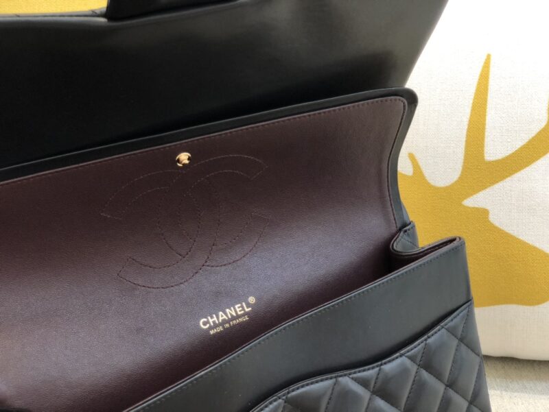 Ch@nel Flap Bag-Lambskin Leather-Maxi-33CM - Image 6