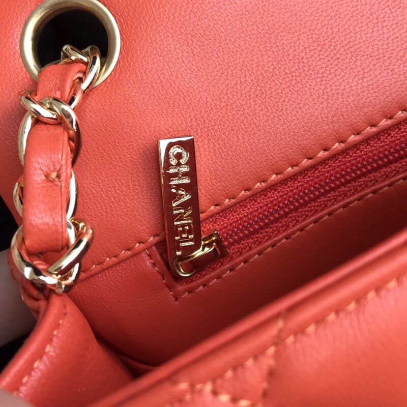 Ch@nel Flap Bag-17CM - Image 9