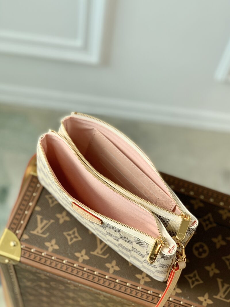 Louis Vuitton M80084 Pochette Double Zip Bag -20*12.5*3CM - Image 6
