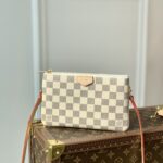 Louis Vuitton M80084 Pochette Double Zip Bag -20*12.5*3CM