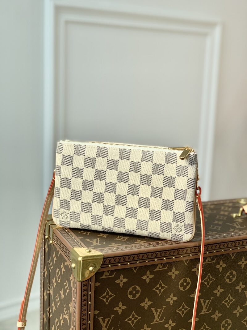Louis Vuitton M80084 Pochette Double Zip Bag -20*12.5*3CM - Image 8