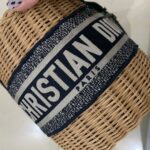 Diro Bamboo Woven Round Bag-18*19CM - Image 7