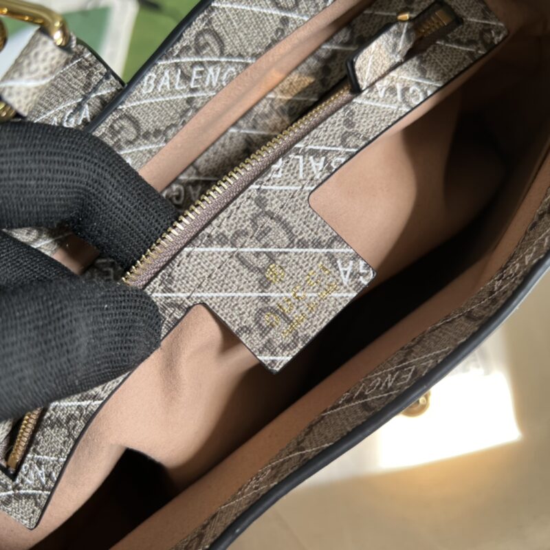 Gucci&Balenciaga Jackie 1961 Hobo Bag-28*19*4.5CM - Image 8