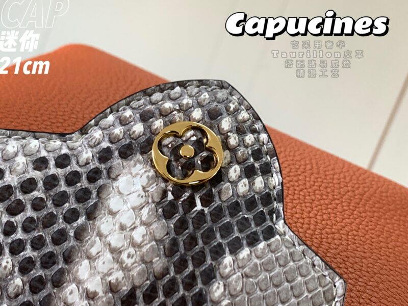 Louis Vuitton Mini Capucines Handlebag-21*14*8CM - Image 9