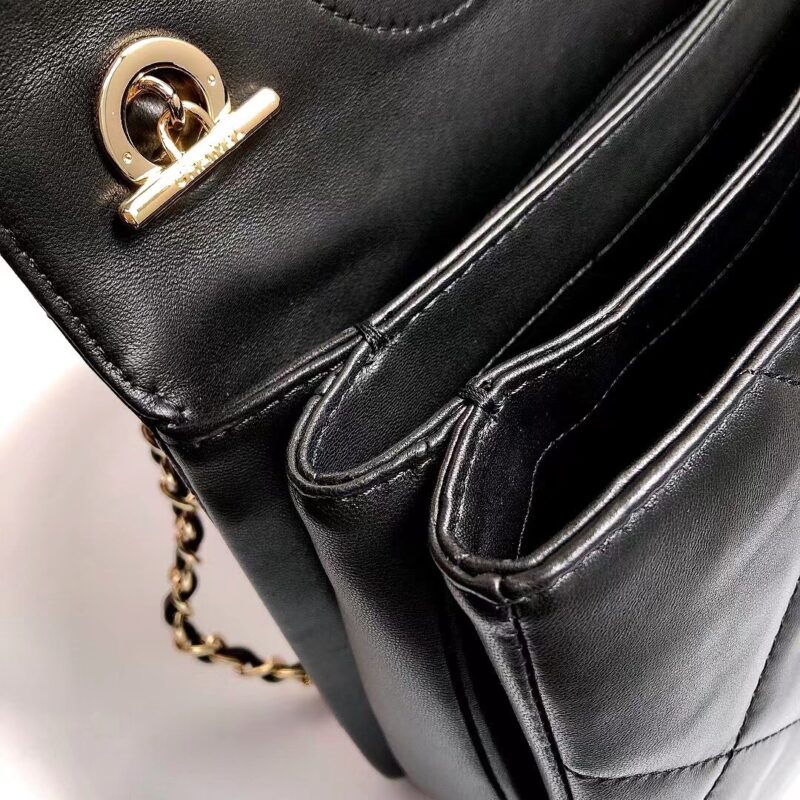 Ch@nel Trendy CC-Champagne Gold-24.5*17*7CM - Image 2